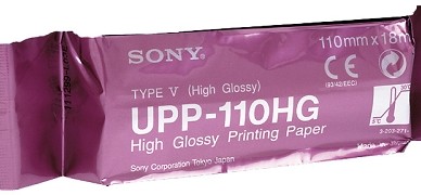 Caja De 10 Rollos Papel Sony Upp-110 Hg Para Video Printer 